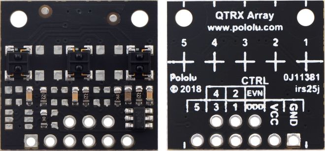 QTRX-MD-03RC 3'lü Çizgi Algılama Sensörü (Seyrek Sensör Dizilimli) - 2
