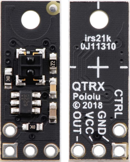 QTRXL-MD-01RC 1'li Çizgi Algılama Sensörü (Uzun Algılama Mesafesi) - Geniş PCB - 2
