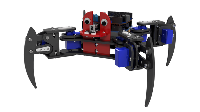 Quadruped (4 Legged) Spider Robot - Without Electronics - 4