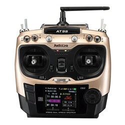 Radiolink AT9S Pro 2.4G 12 Kanal DSSS FHSS Kumanda ve 9 Kanal R9DS Alıcı 