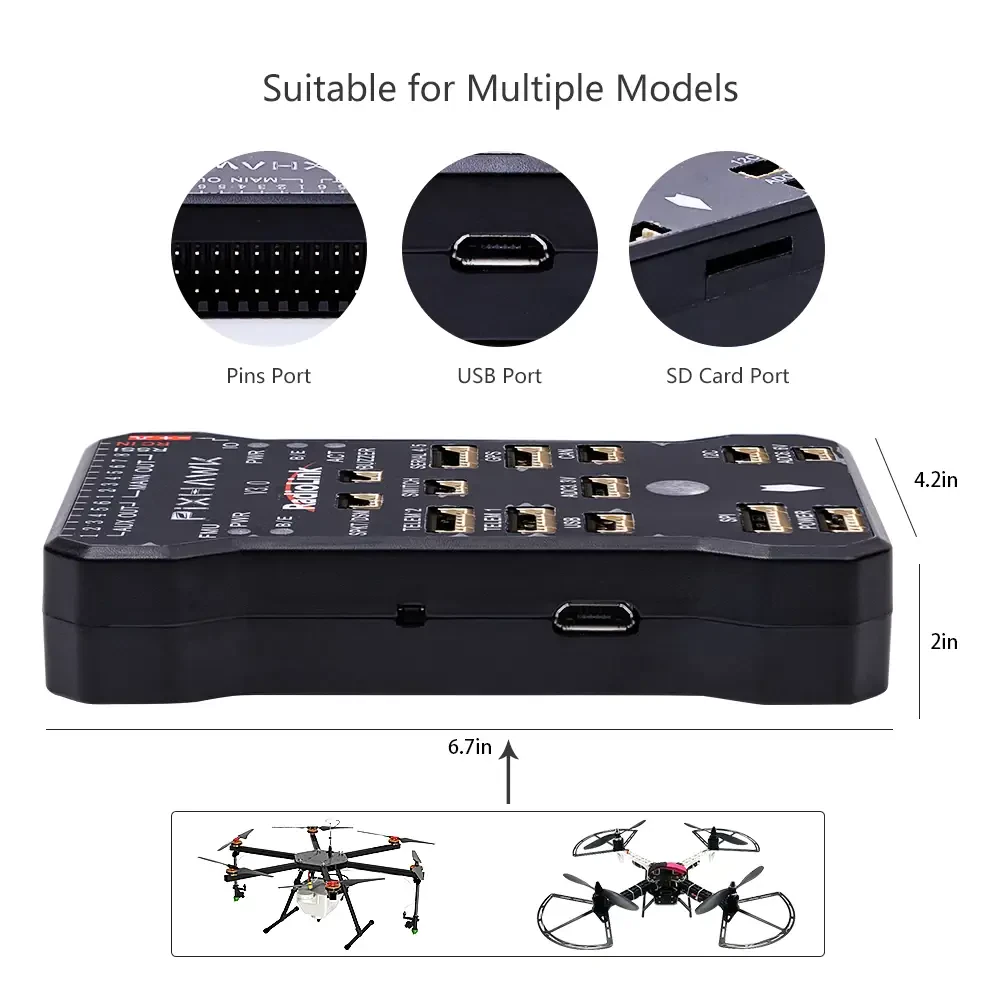 Radiolink PIXHAWK V3.0 Power Module +Safety key +Connection cable +TFcard (4G) + Buzzer+ Mounting foam - 2