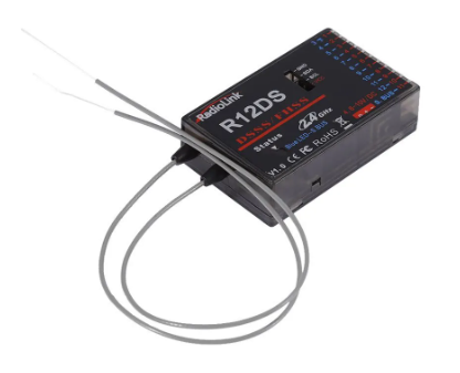 Radiolink R12DS 2.4G AT9 AT9S Kumanda için 12 Kanal DSSS FHSS Alıcısı - 3