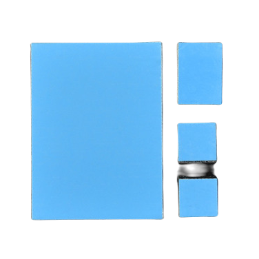 Black Aluminum Heatsink Kit for Raspberry Pi 4B - 3