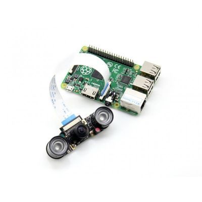 Raspberry Pi Camera - Fish-eye Lens + Infrared LED Modul - 5