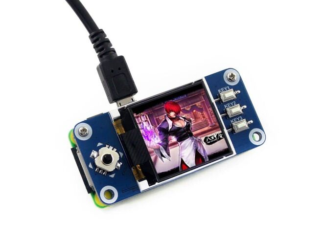 Raspberry Pi için 1.44inç LCD Ekran Modülü - 128×128 Piksel - 1