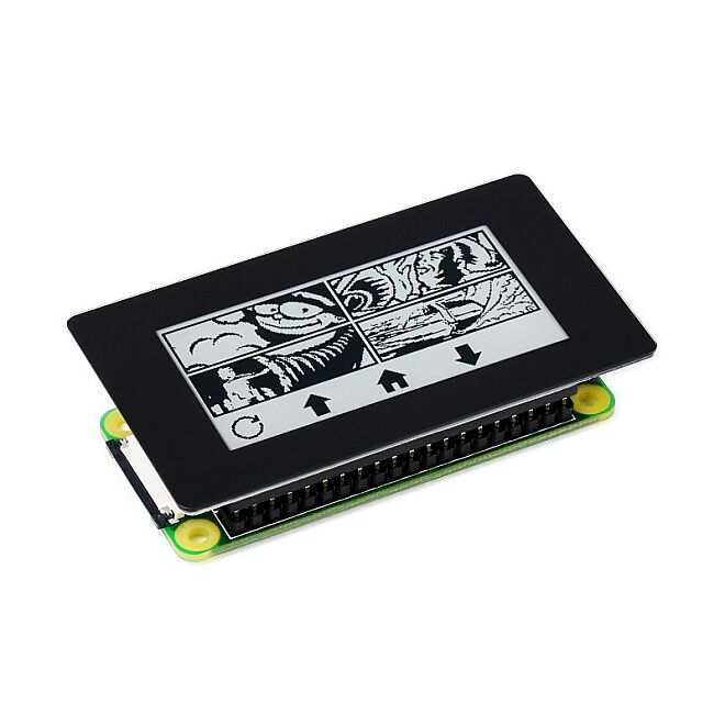 Raspberry Pi 2.13 İnç Dokunmatik E-Paper HAT - 3