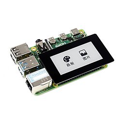 Raspberry Pi 2.13 İnç Dokunmatik E-Paper HAT - 4