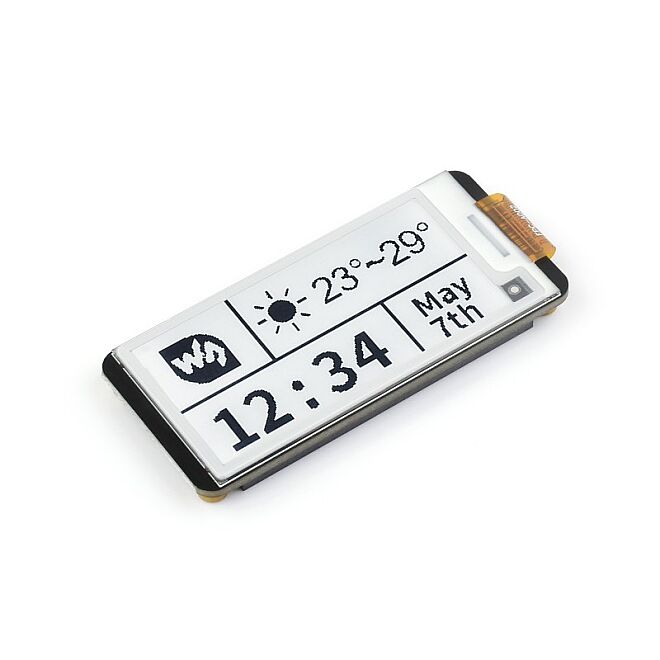 Raspberry Pi 2.13 İnç E-Paper HAT+ - 1