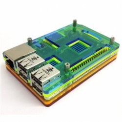 Raspberry Pi B/2/3 Gökkuşağı Case'i - WaveShare