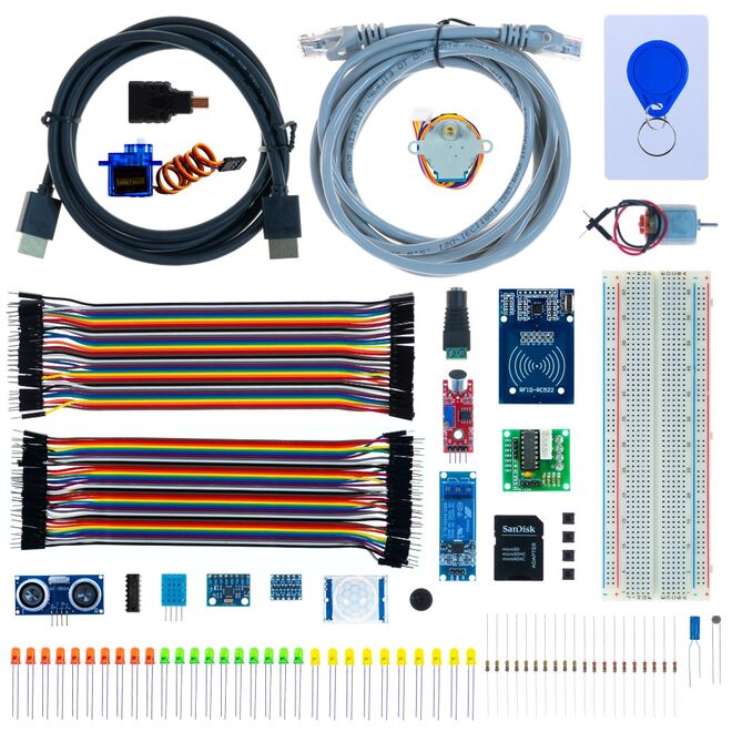 Raspberry Pi 3-4 Compatible Project Development Kit (Raspberry Pi Not Included) - 6