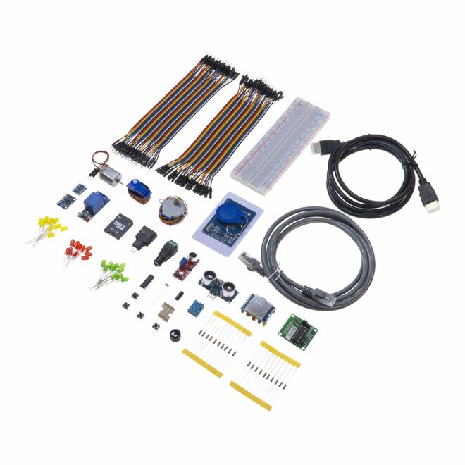 Raspberry Pi 3-4 Compatible Project Development Kit (Raspberry Pi Not Included) - 1