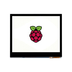Raspberry Pi için 3.5inç Kapasitif Dokunmatik LCD Ekran Modülü - 640×480 Piksel DPI - IPS - Sertleştirilmiş Cam Kapak - Düşük Güç 