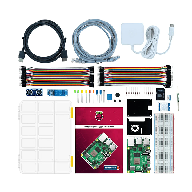 Raspberry Pi 4 8GB Süper Başlangıç Seti - 1