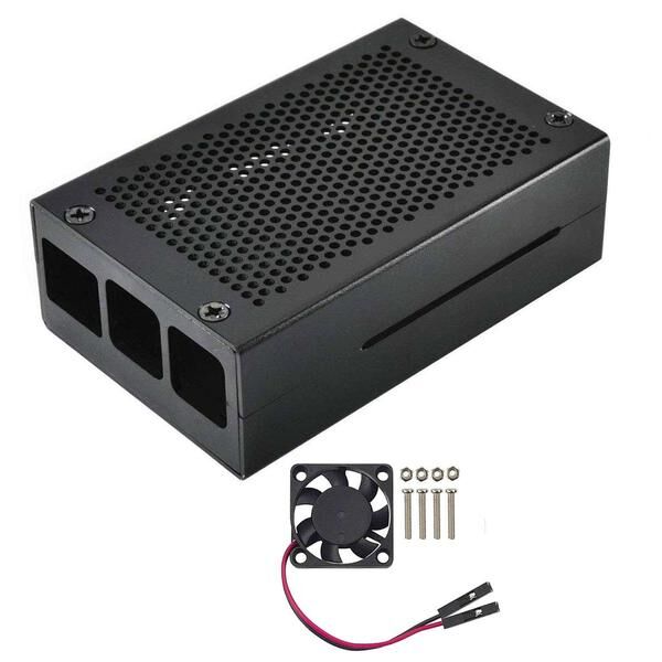 Raspberry Pi 4 Alüminyum Muhafaza Kutusu - 1