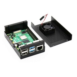 Raspberry Pi 4 Alüminyum Muhafaza Kutusu - 4