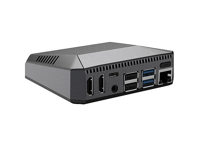 Raspberry Pi 4 Argon ONE Aluminum Case Cooler + Output Organizer - 4