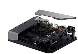 Raspberry Pi 4 Argon ONE Aluminum Case Cooler + Output Organizer - 3