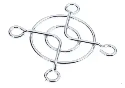 Raspberry Pi Uyumlu Metal Fan Koruma Izgarası - 24x24mm - 3