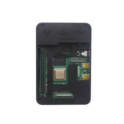 Raspberry Pi 4 Plastik Muhafaza Kutusu - Siyah (Raspberry Pi Logolu) - 3