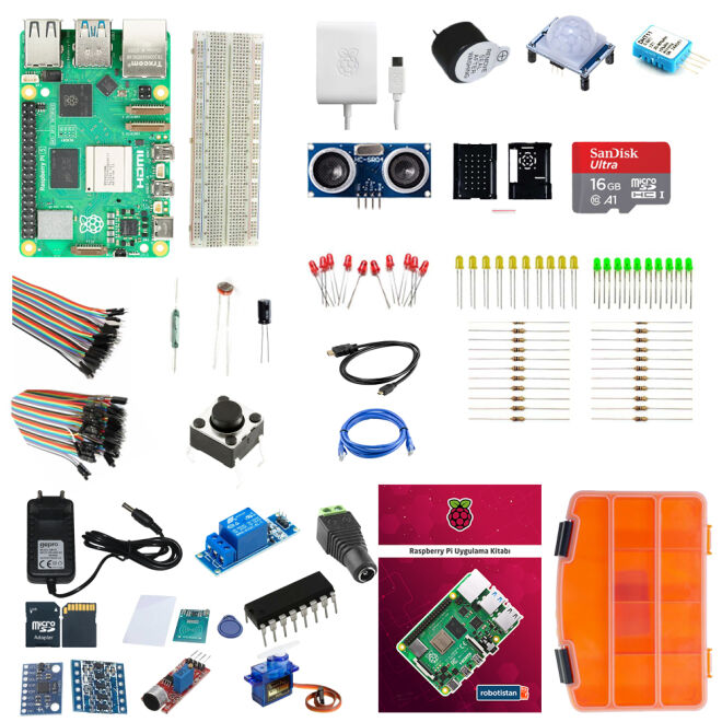 Raspberry Pi 5 - 4 GB Proje Seti - 1
