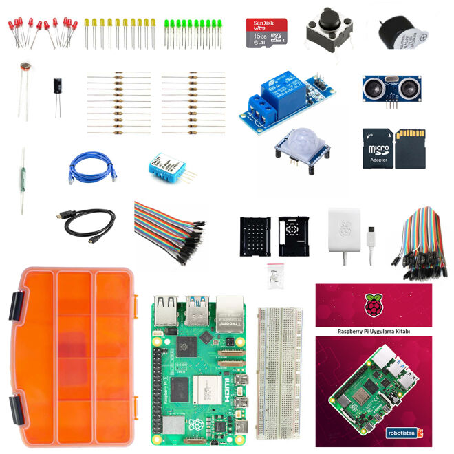 Raspberry Pi 5 - 4 GB Süper Başlangıç Seti - 1