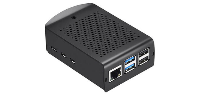 Raspberry Pi 5 Aluminum Case -Fanless - 1