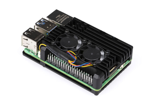 Raspberry Pi 5 Fanlı Alüminyum Muhafaza Kutusu - 2