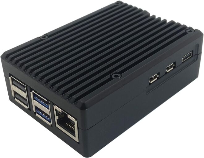 Raspberry Pi 5 Industry Aluminum Case - No Need Fan - 1