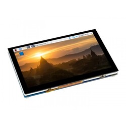 Raspberry Pi için 5inç Kapasitif Dokunmatik LCD Ekran Modülü - DSI Arayüz - 800x480 Piksel 