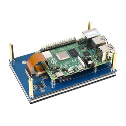 Raspberry Pi için 5inç Kapasitif Dokunmatik LCD Ekran Modülü - DSI Arayüz - 800x480 Piksel - 4