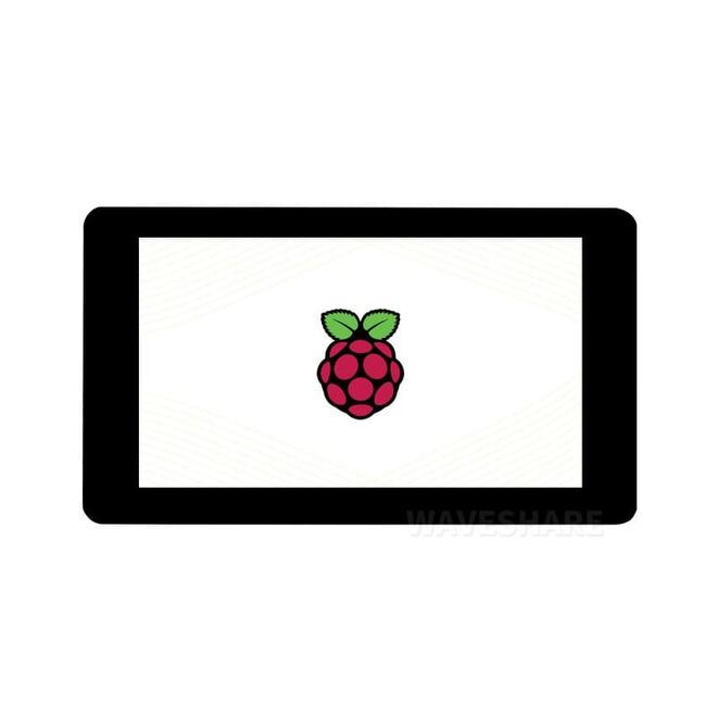 Raspberry Pi için 7inç Kapasitif Dokunmatik LCD Ekran Modülü - DSI Arayüz - 1024x600 Piksel IPS - 1