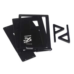 Raspberry 7 inç Ekran Case Siyah for Pi 5 - 4B - 3