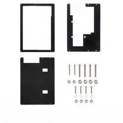 Raspberry 7 inç Ekran Case Siyah for Pi 5 - 4B - 4