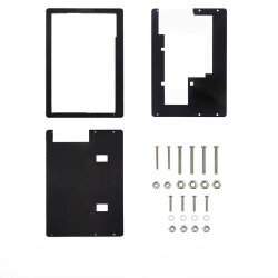 Raspberry Pi 7-inch Screen Black Case - (Pi4-Pi5) - 4