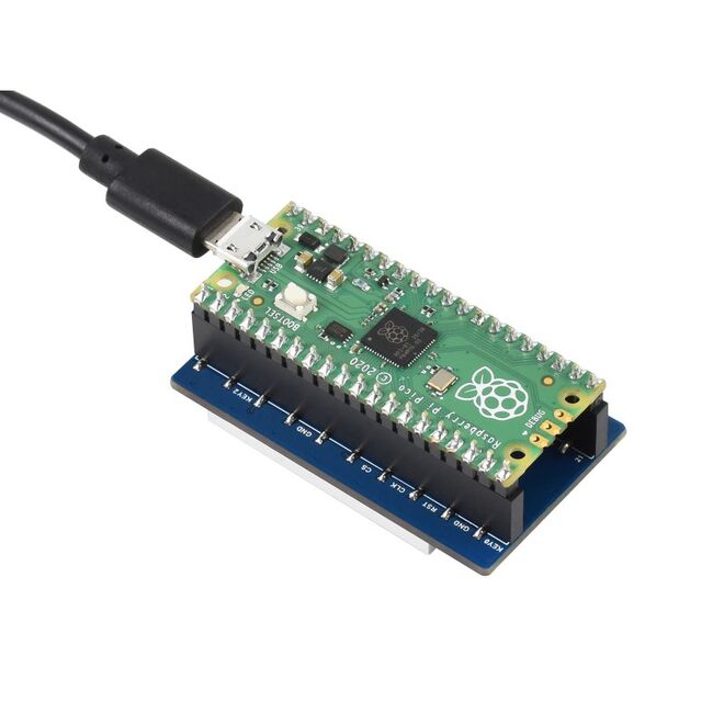 Raspberry Pi Pico 1.44inç LCD Ekran Modülü - 65K Colors, 128x128, SPI - 5