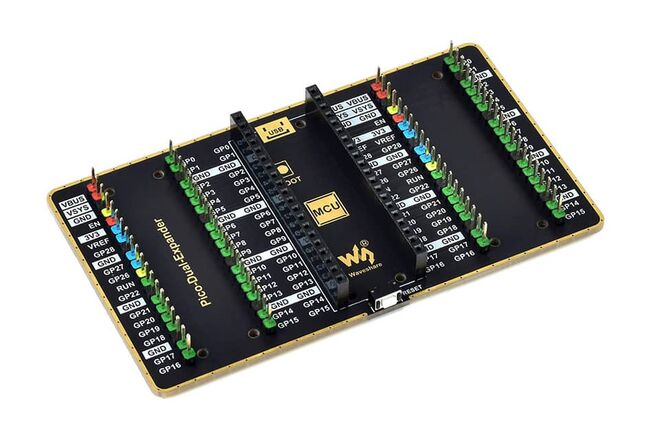 Raspberry Pi Pico için İkili GPIO Genişletici - İki Set Erkek Header - 2