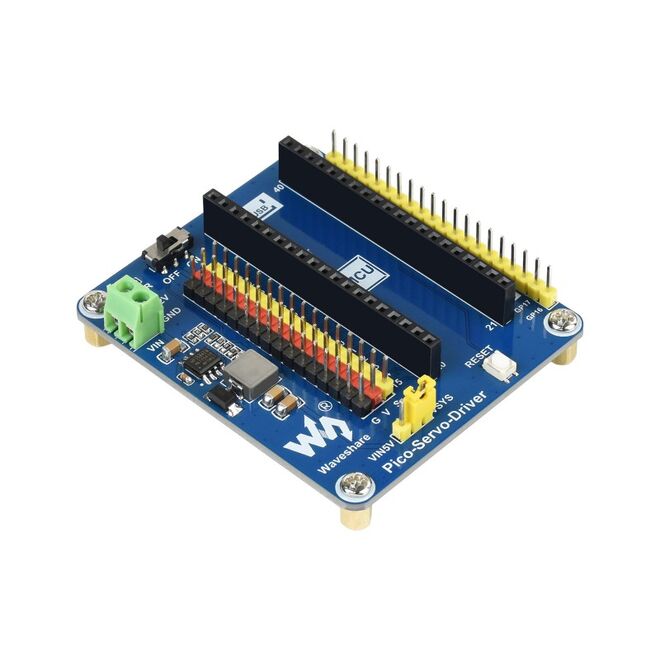 Raspberry Pi Pico Servo Motor Sürücü - (16-ch Outputs - 16-bir Resolution) - 2