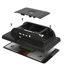 Raspberry Pi Resmi Ekran Case'i - Siyah - 5