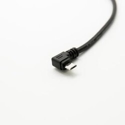 Raspberry Pi Right Angle USB Cable A to Micro B USB Cable - 3