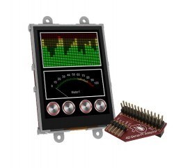 Raspberry Pi 2.8 Inch Dokunmatik LCD Modül Kiti - SK-28PTU-PI - 4D Systems