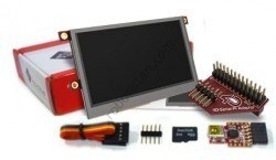 Raspberry Pi 4.3 Inch Dokunmatik LCD Modül Kiti - SK-43PT-PI - 4D Systems