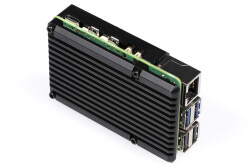 Raspberry Pi 5 Aluminum Armor Case With Fan - 4