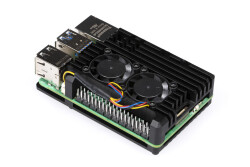 Raspberry Pi 5 Aluminum Armor Case With Fan - 2