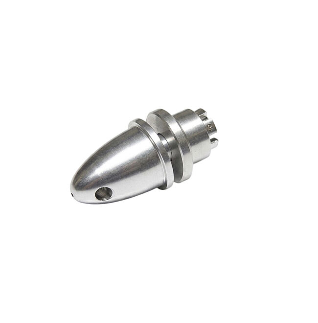 RC Model 4mm Hole Blue Metal Propeller Adapter - 1