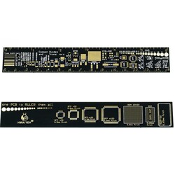 PCB Referans Cetveli - Mühendislik Cetveli - 15cm - 3