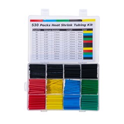 Renkli Makaron Seti 530 Parça - Isıyla Daralan Kablo - 2