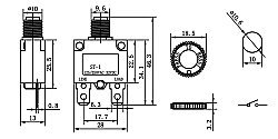 Resetlenebilir Devre Kesici 16A 125/250VAC 32VDC - 2