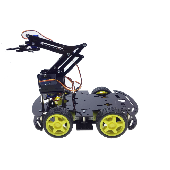 REX Chassis Serisi Arduino 4WD Robot Kollu Pro Platforma - Montajlı - 3