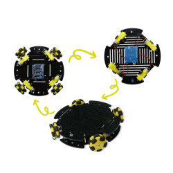 REX Discovery Serisi Cruise Omni Tekerlekli Robot Platformu (Elektronikli) - Montajlı 