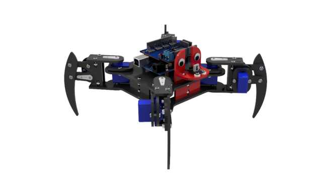 REX Discovery Serisi Quadruped (4 Bacaklı) Örümcek Robot - Elektronikli - Montajlı - 2